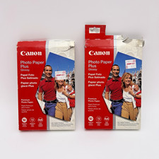 Canon Photo Paper Plus Glossy II 4x6 72lb 10.5mil 2Pk 50 Sheets New Part 92ISO