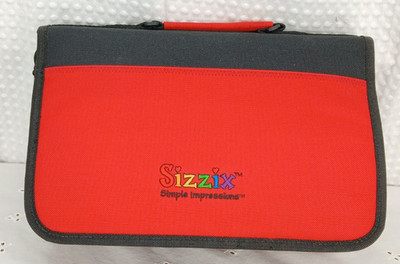 SIZZIX PROVO ELLISON ZIPPERED CASE 24 ASSORTED BRASS STENCILS RETIRED? FREE SHIP