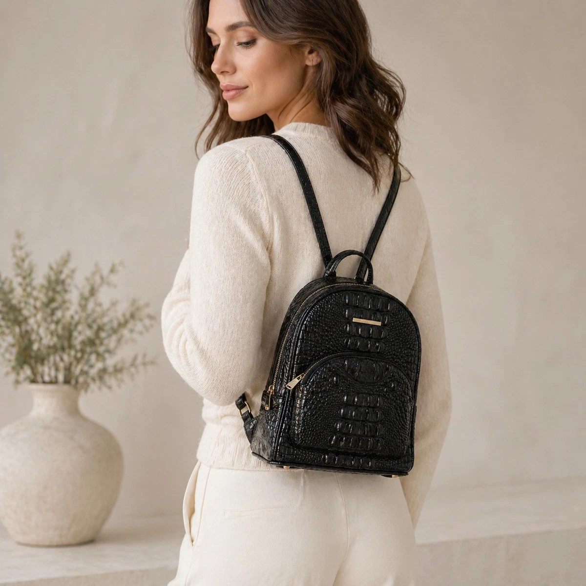 dillard's women's leather backpacks ECOSUSI Women Backpack Purse Water Resistant PU Backpack Fashion Rucksack Ladies College Daypack with Tassel,2 Pcs : Clothing, Shoes & Jewelry our teamll make unremitting efforts for this. Work Leather Backpacks | Dillards