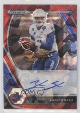 2021 Panini Prizm Draft Picks Red Ice Zach Smith #DPA-ZSM Auto 7m3