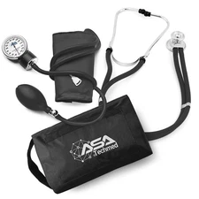 ASA TECHMED Dual Head Sprague Stethoscope and Sphygmomanometer Manual Blood P...