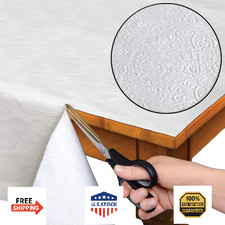 Home Bargains Plus Quilted Heavy Duty Table Pad Protector Flannel Backing