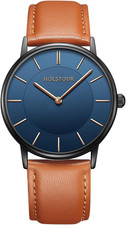 Watches for Mens Minimalist Fashion Business Wrist Watch Analog with Leather Str
