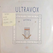 Ultravox Hymn Vinyl Record 12" VG/VG CHS122657 1982