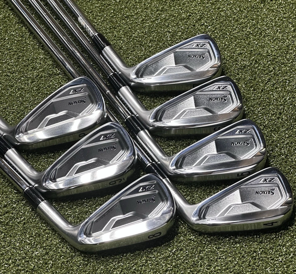 Srixon ZX7 MKII Forged Iron Set 4-PW Steel Modus 3 Tour 120 Stiff Flex MINT! - Image 2 of 4