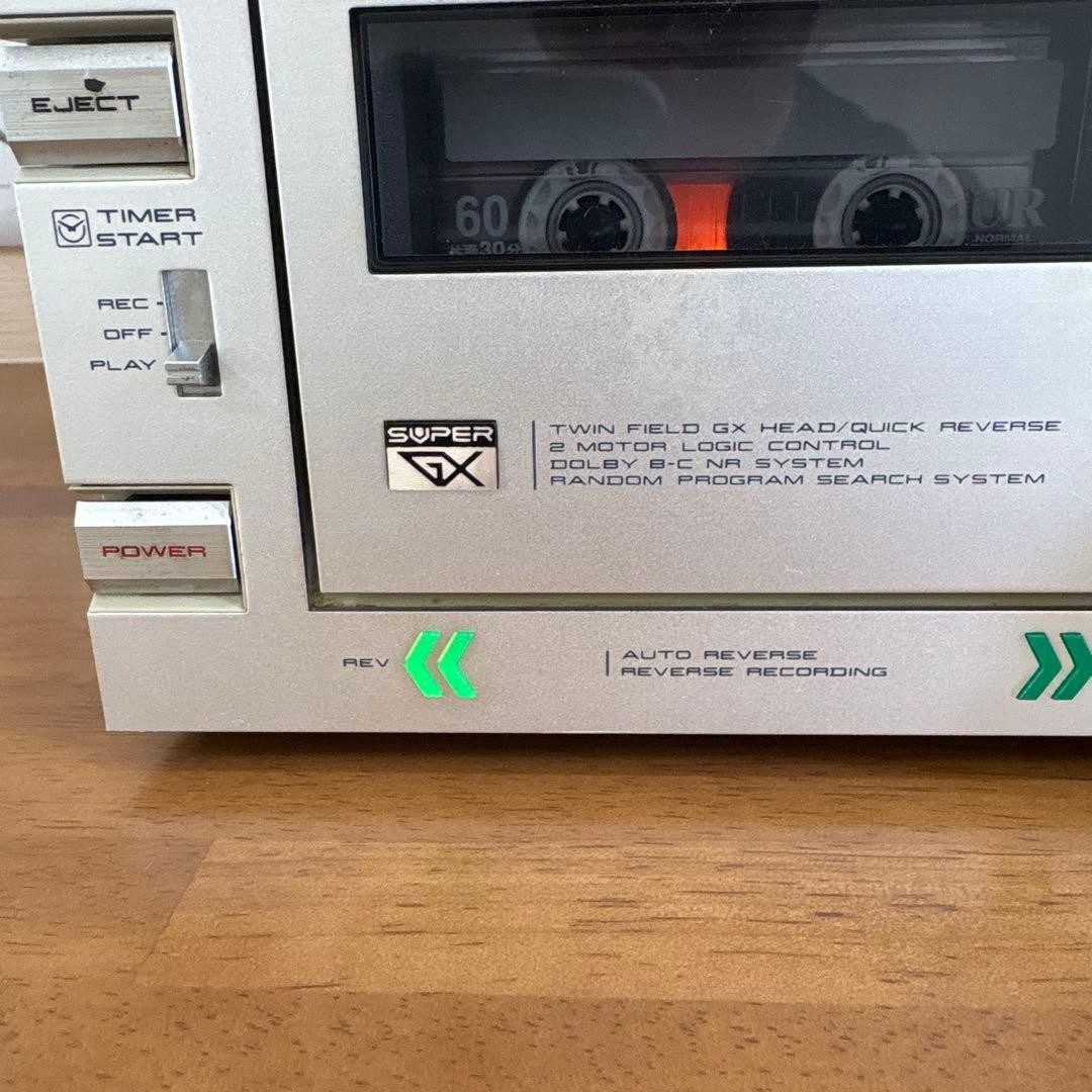 Vintage AKAI GX-F66RC Stereo Cassette Deck Super GX Head Power