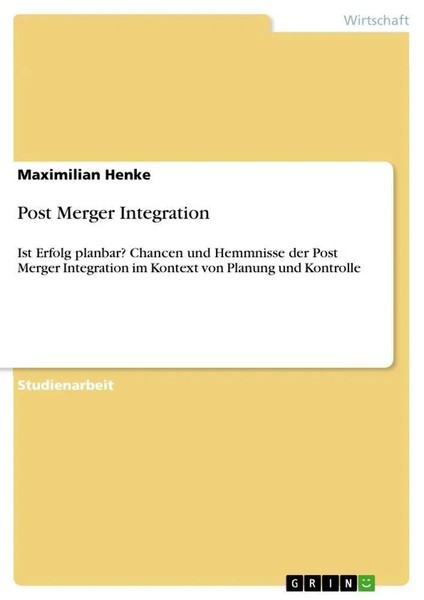 Maximilian Henke | Post Merger Integration | Taschenbuch | Deutsch (2010)-image