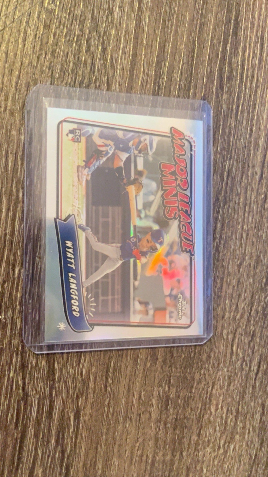 2024 Topps Chrome Update Series Major League Minis Wyatt Langford #MM-11 (RC) SP