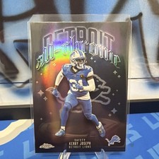 2025 Topps Chrome Football - Kerby Joseph - All Chrome ACT-23 - Detroit Lions