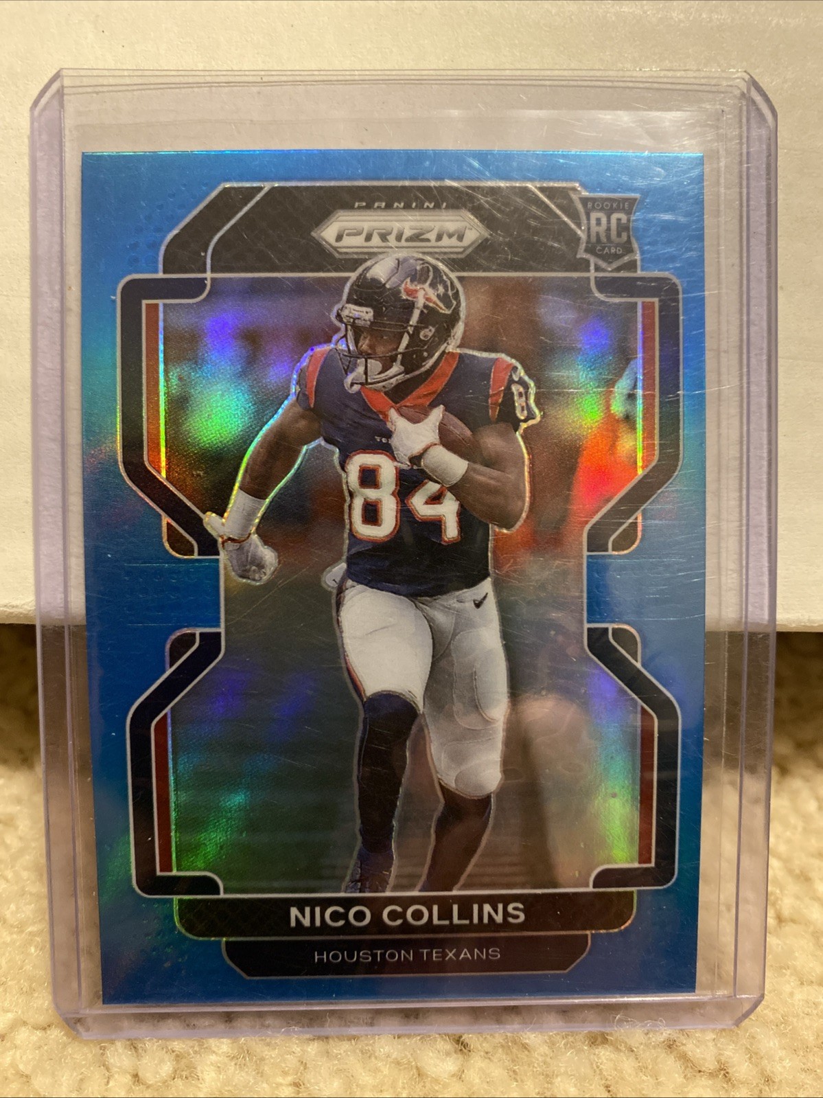 2021 Panini Prizm - Rookie Nico Collins #360 Light Blue Prizm (RC)