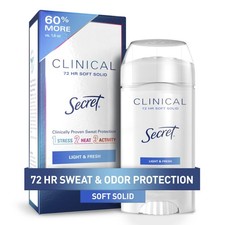Clinical Strength Antiperspirant Deodorant for Women, 3X Stress Protection, 7...