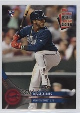 2018 Topps National Baseball Card Day Ozzie Albies #17 Rookie RC 2c0. rookie card picture