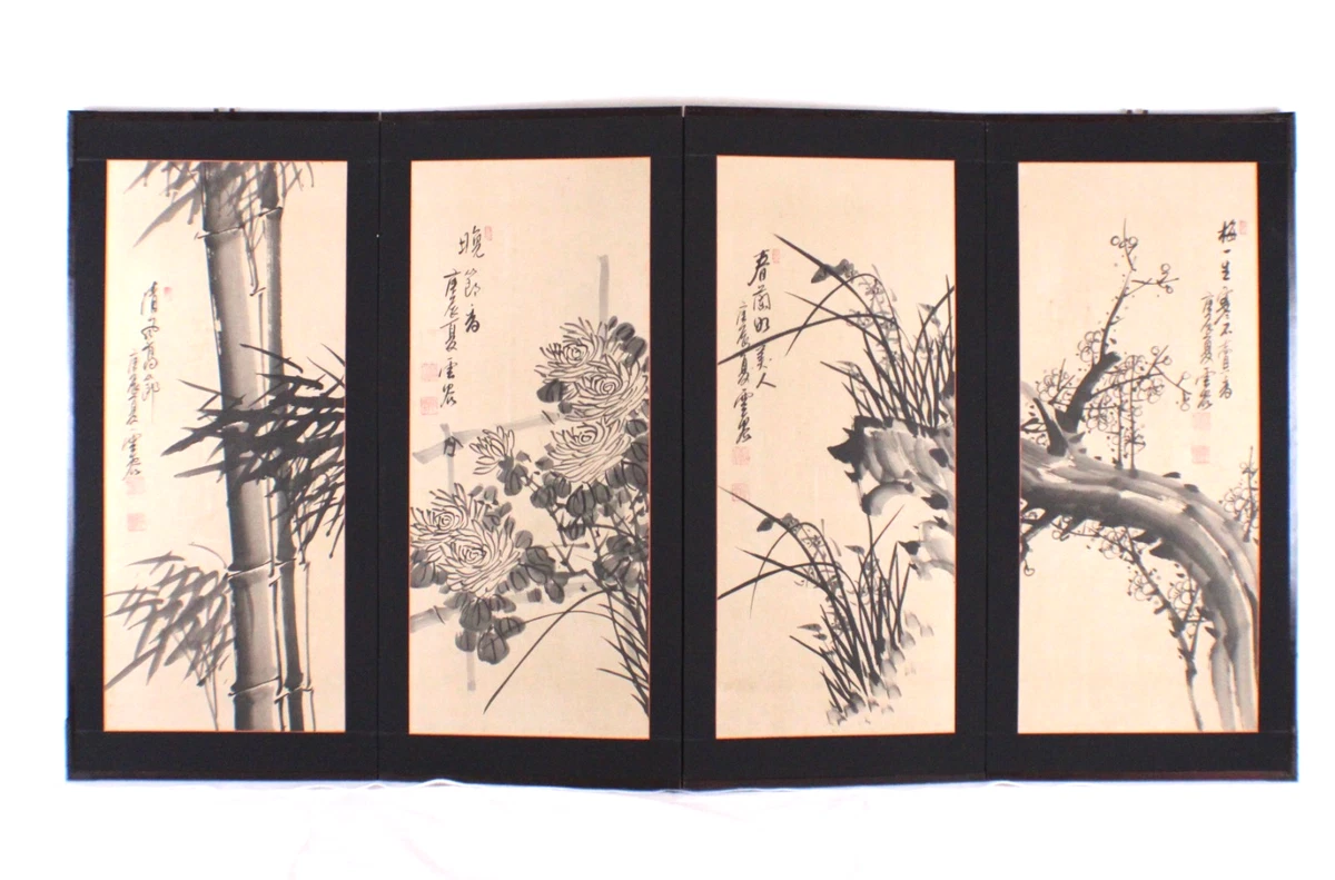 古董日本画作、画卷| eBay