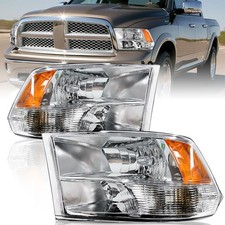 Headlight For 2009-2018 Dodge Ram 1500 2500 3500 Lhrh Headlamps 2009-2018