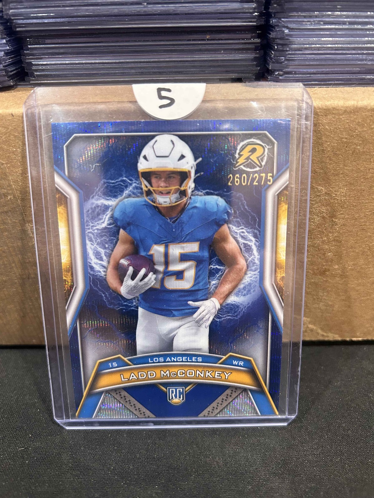 2024 Topps Resurgence #154 Ladd McConkey Navy Surge #/275