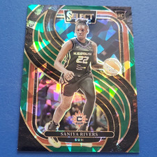 2025 Panini Select WNBA Saniya Rivers Connecticut Sun RC Prizm Premier #132