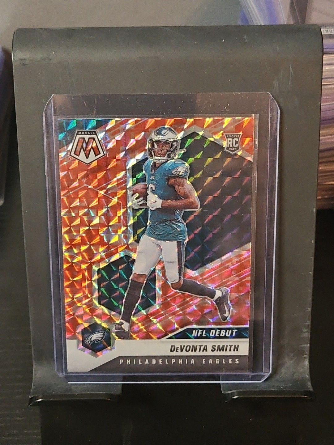 2021 PANINI MOSAIC RED MOSAIC #246 DEVONTA SMITH ROOKIE RC