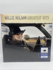 New Sony Legacy Willie Nelson Greatest Hits Country 2 LP (Clear Vinyl) FreeS&H