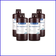 Flexible and Vibrant Water Washable 3D Printer Resin Bundle - 4kg Easy Clean
