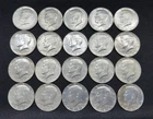 ROLL SILVER 40% 1966 50C Kennedy Half Dollar Roll 20 Coins