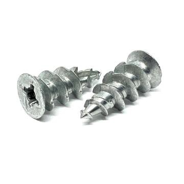7/16 x 1-1/4 USA Made E-Z Anchor Mini Zinc Die Cast for use w/#6, 7, & 8 Screws