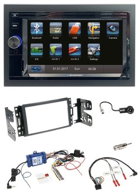 Blaupunkt 2DIN Bluetooth TMC USB Lenkrad SD Navigation für Chevrolet Uplander Co