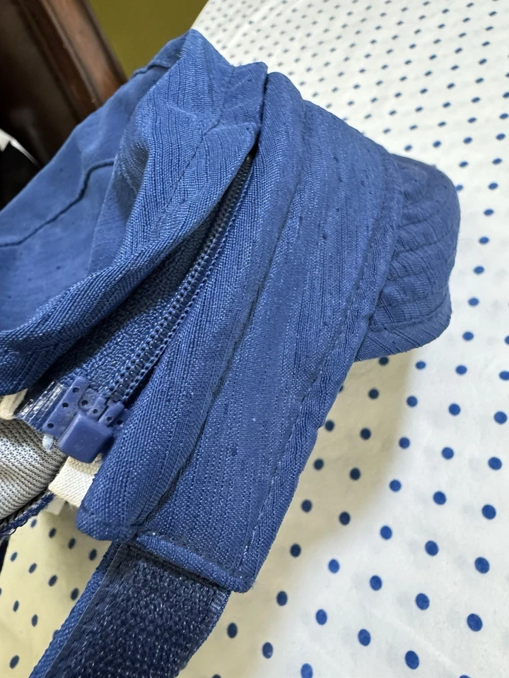 Gorra visera Scala Collection dos en uno azul índigo talla única Foto 3 de 4