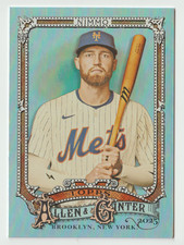 2025 Topps Allen & Ginter #238 Brandon Nimmo Silver Portrait