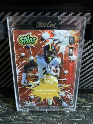 2025 Kaleb Johnson Wild Card Splat 2/6