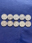 10 - 1951 P&D Washington Quarters  90% Silver