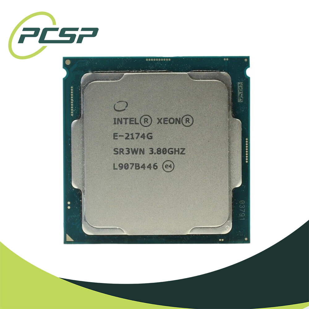 【完動品】Intel Xeon E-2174G SR3WN Intel Xeon E-2174G SR3WN 3.80GHz 8MB Quad Core LGA1151 CPU