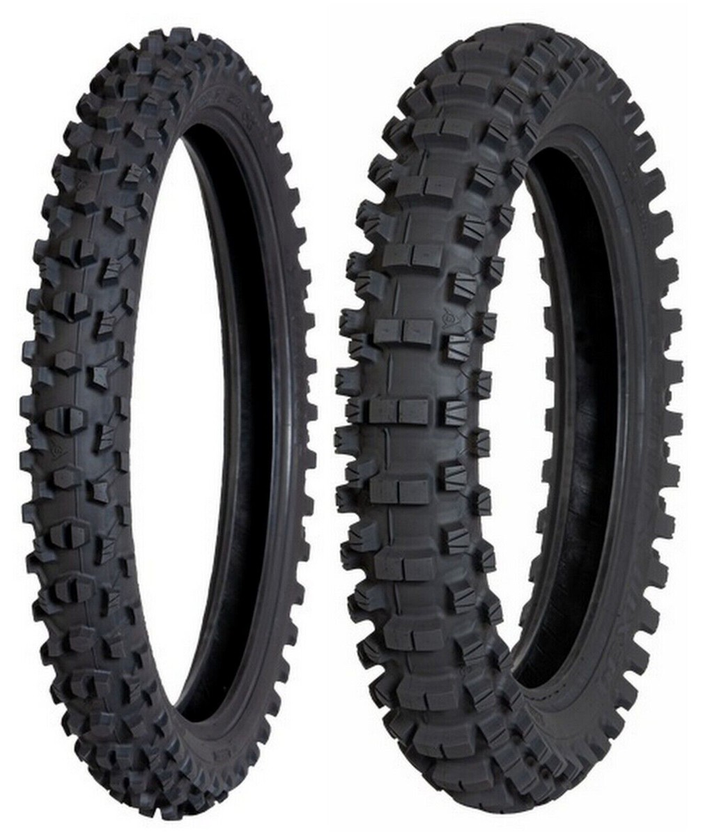GEOMAX チューブ付き 80/100/21 120/80/19 Dunlop Tire Geomax DIRT + WT