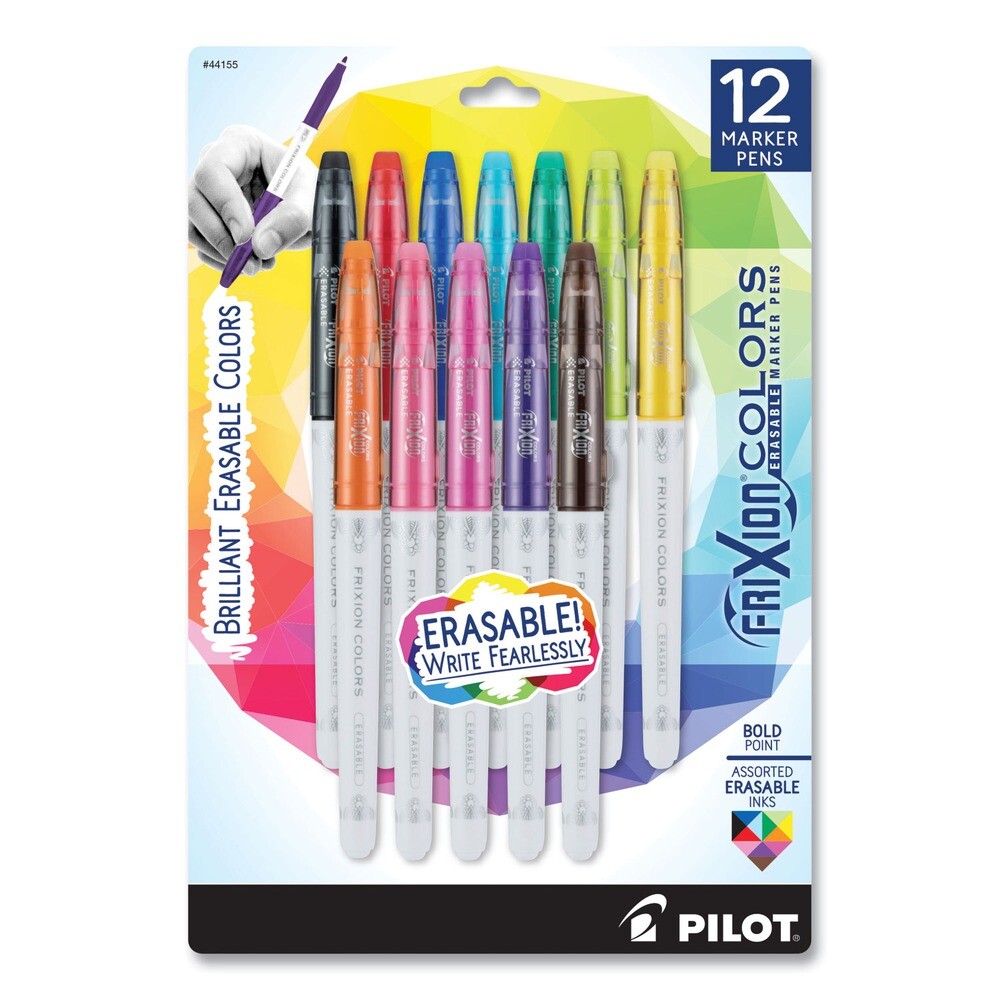 Pilot 44155 Bold 2.5 mm Porous Point Pen - Assorted Colors (1 Set) New