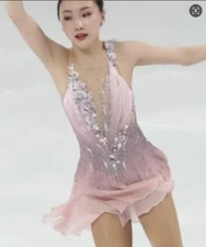 ice figure skating competition dress Gymnastics costume dance Dress dyeing