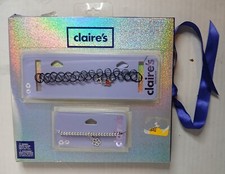Girls Fun Gift Claire  s Girls Jewelry Tatoo Choker  Stretch Bracelet Set