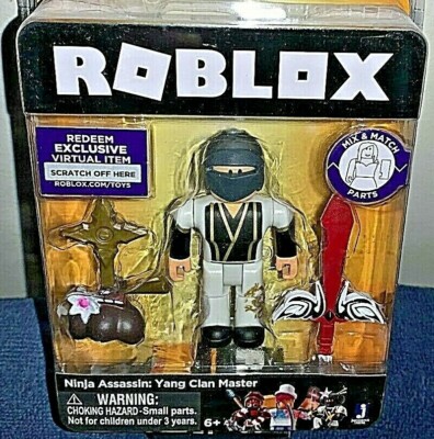 ROBLOX NINJA ASSASSIN: YANG CLAN MASTER 3 INCH FIGURE W/VIRTUAL