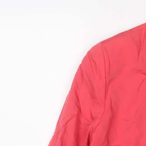 French Connection Womens Pink Jacket Blazer Size 14 - Open - Picture 5 of 10