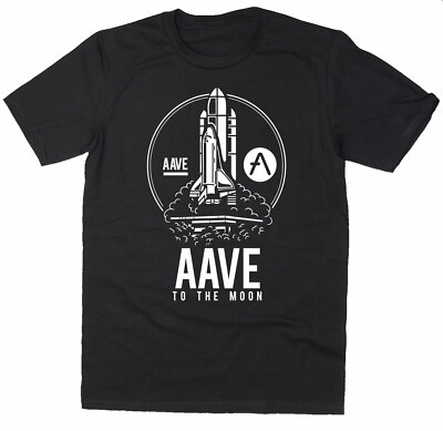 Aave To The Moon T-Shirt - AAVE $AAVE Reddit Coin Crypto - 6 Farben