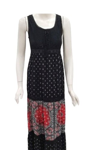 Disney Store Mickey & Minnie Tropical Print Maxi Dress Sleeveless Size 6/6X  | eBay