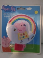  ⚡PEPPA PIG LED NIGHT LIGHT Kids Bedroom NEW