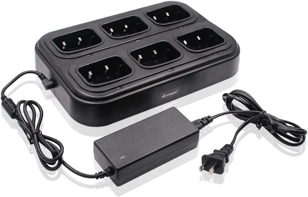 Six Way Charger for Baofeng UV-9R Plus UV-82WP UV-XR UV-5S BF-A58 BF-9700  GT-3WP | eBay UK