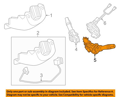 KIA OEM 11-13 Optima-Multifunction Switch Lever Multi Function 934102M115