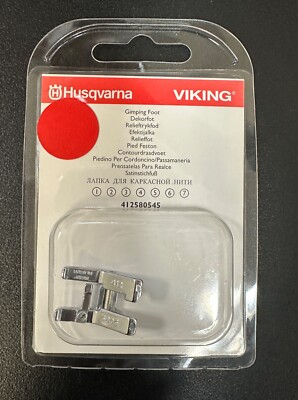 Viking Husqvarna Gimping Foot Sewing Machine Attachment New in Package ...