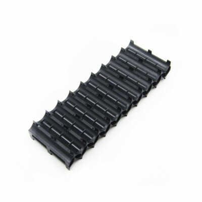 2PCS 18650 battery 10 holder Cylindrical cell bracket plastic case black ASS