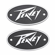 PEAVEY logo badge replacement piece plastic oval 97mm 3.81" X49mm 1.92" 