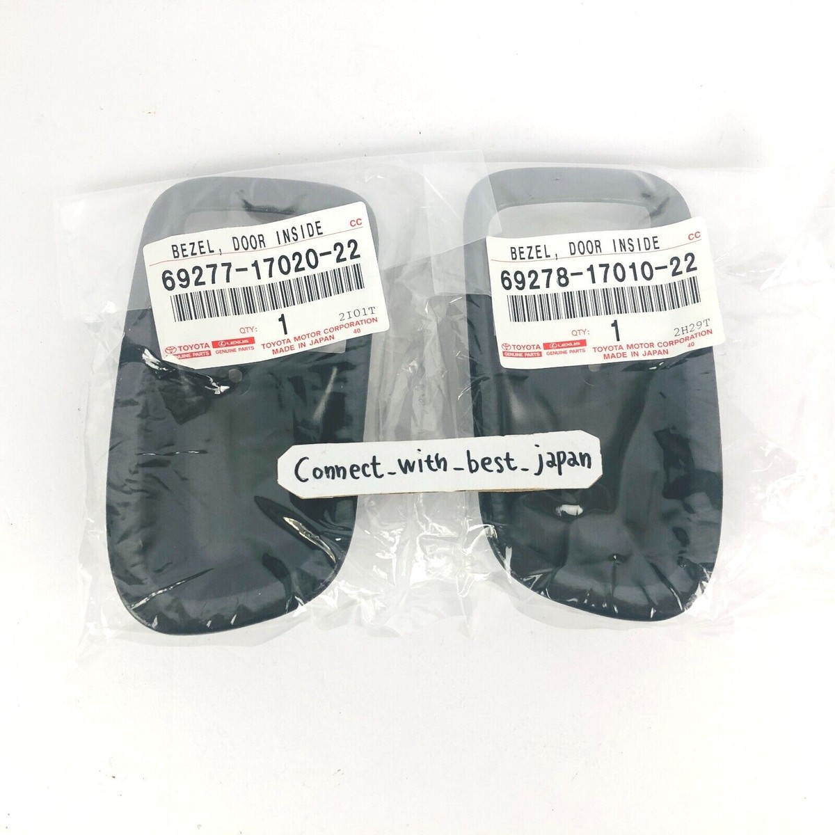 Toyota Genuine Front Door Inside Handle Bezel R&L set MR2 SW20 OEM