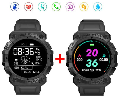 Smart Watch Herren Damen Fitness Bluetooth Touchscreen Smart Armband Markenware