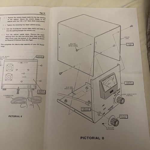 Heathkit RF Power Meter Model HM-102 Manual Originsl Manual in Nice Condition - Picture 14 of 20