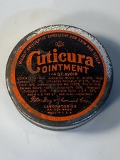1940s Vintage Potter Drug Cuticura Ointment A...