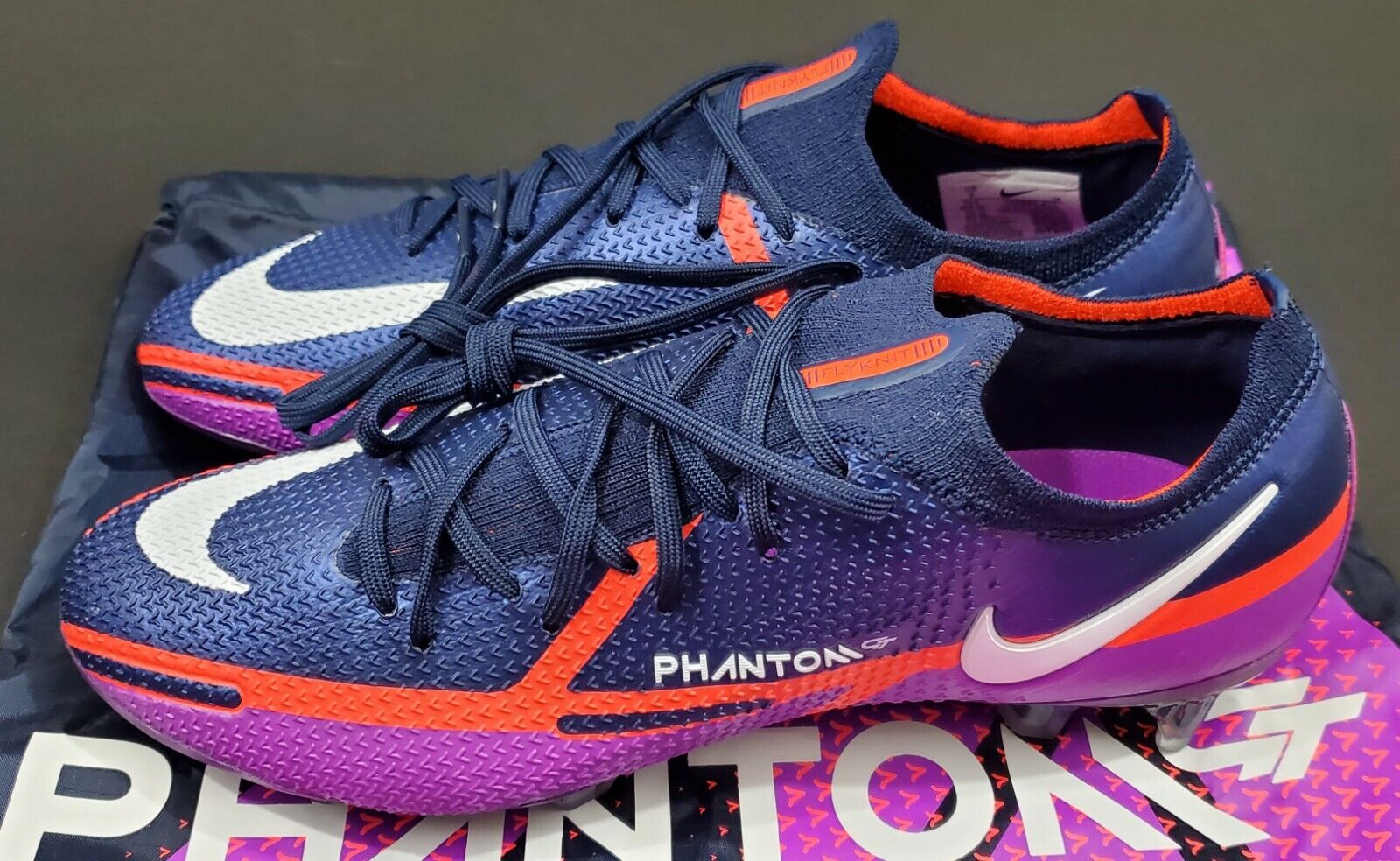 Nike Phantom GT2 Elite FG, Navy/Purple/White, Size 7 | eBay